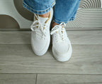 Basket Cœur blanc/doré