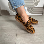 Mocassins Lora léopard