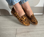 Mocassins Lora léopard