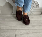 Mocassins Lora marron foncé