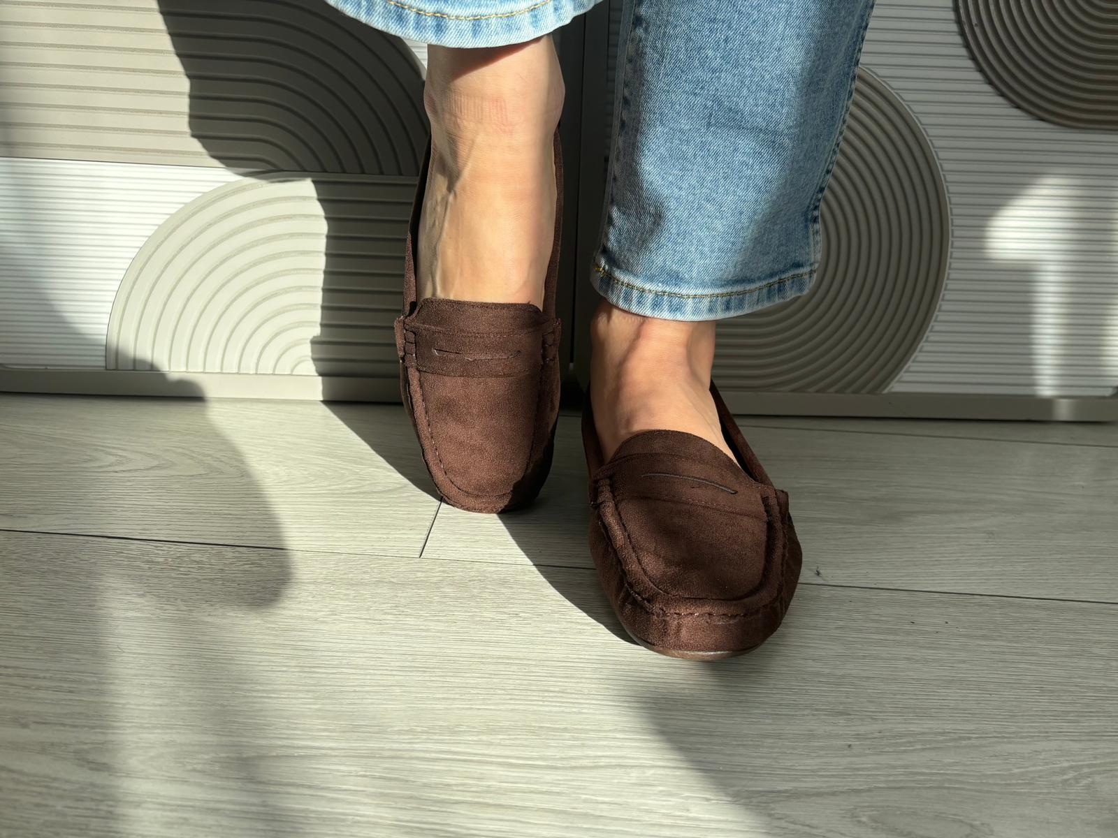 Mocassin Birdy marron foncé