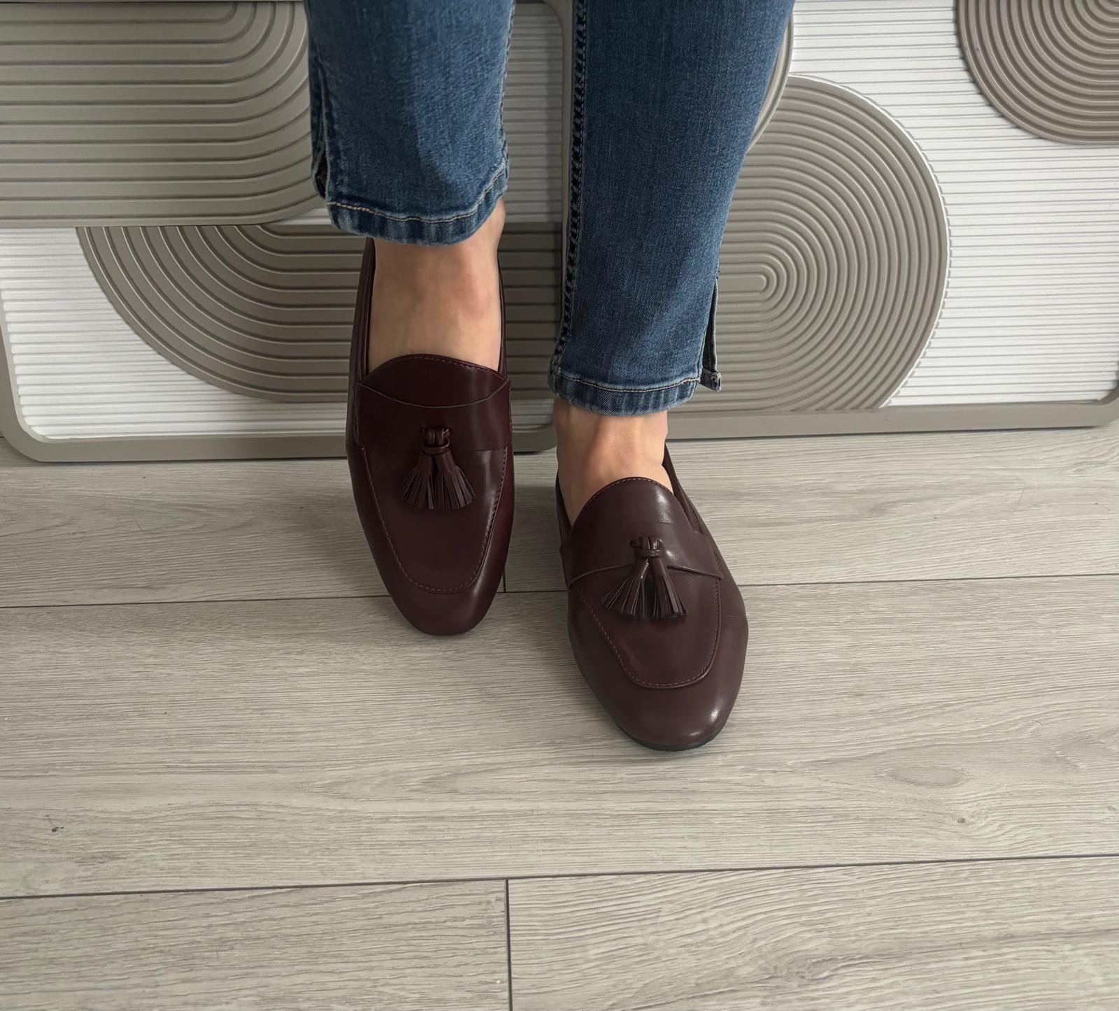 Mocassins Bonnie bordeaux
