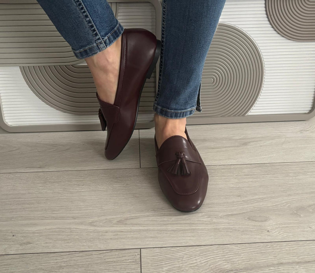 Mocassins Bonnie bordeaux
