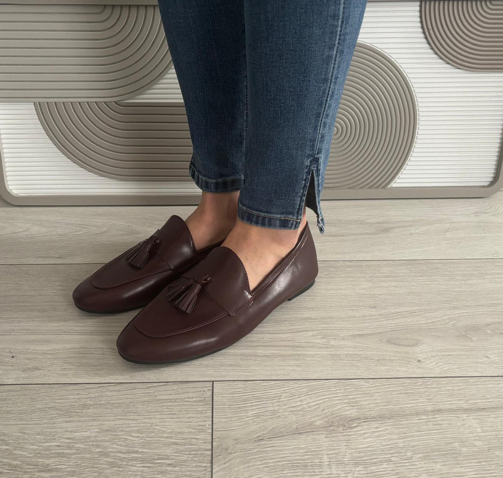Mocassins Bonnie bordeaux