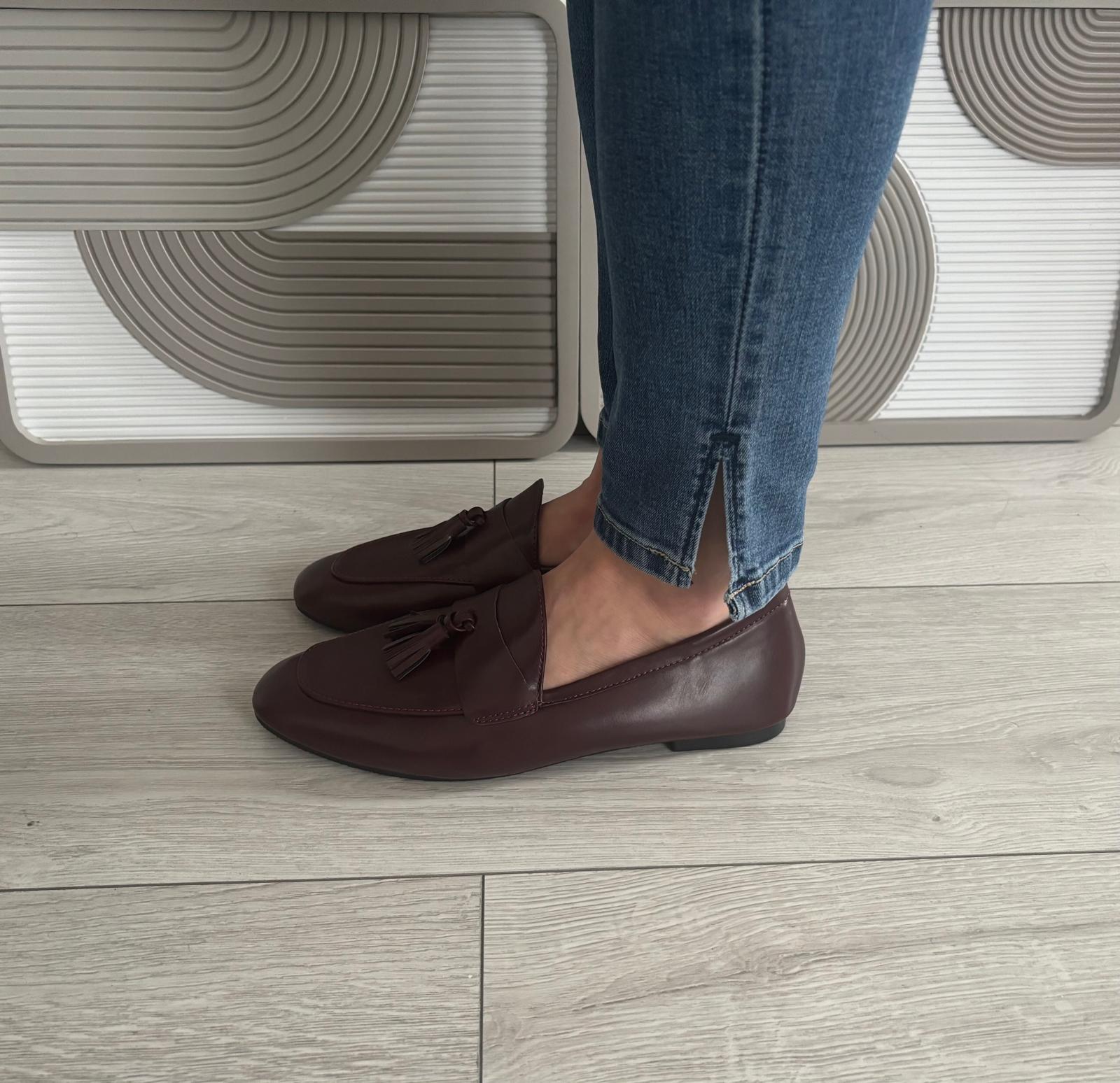 Mocassins Bonnie bordeaux