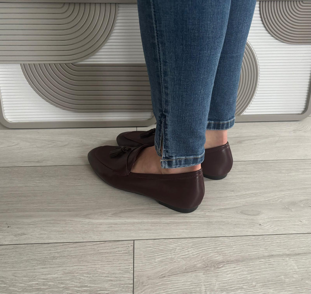 Mocassins Bonnie bordeaux