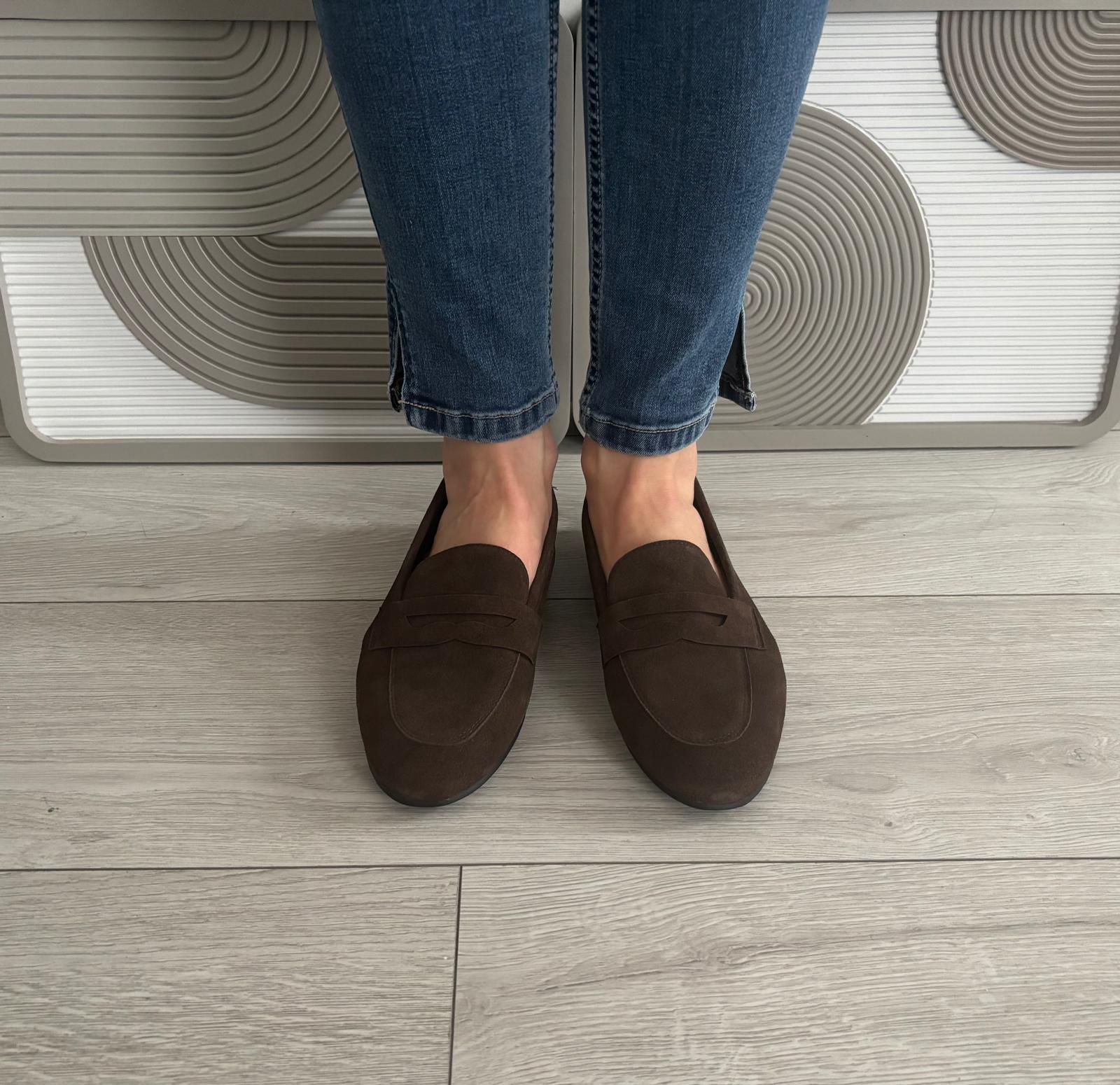 Mocassins Élise marron foncé