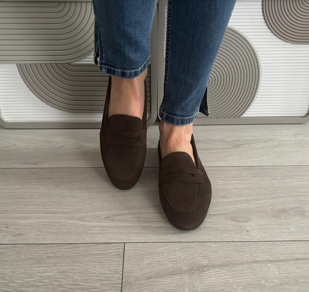 Mocassins Élise marron foncé