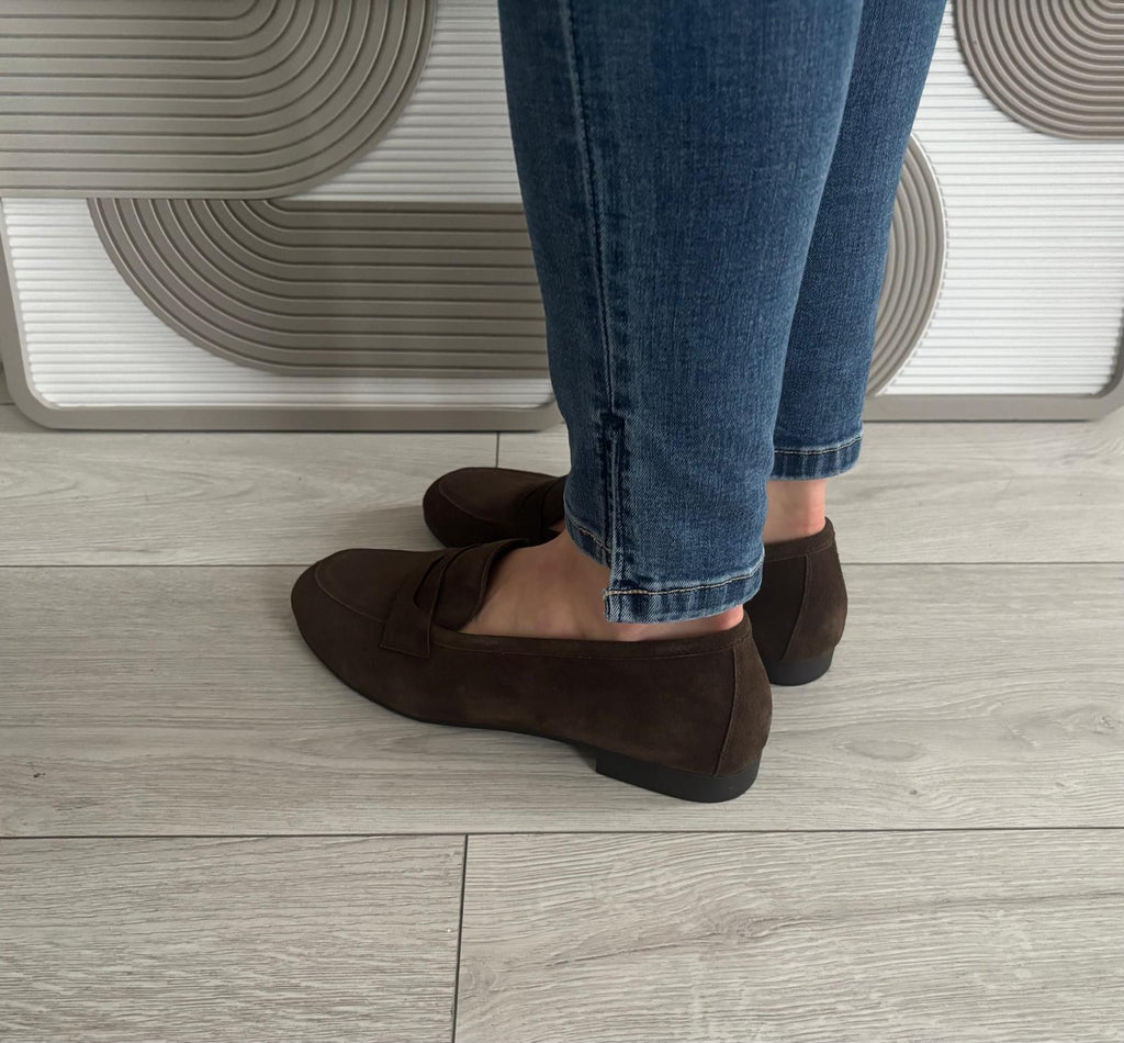 Mocassins Élise marron foncé