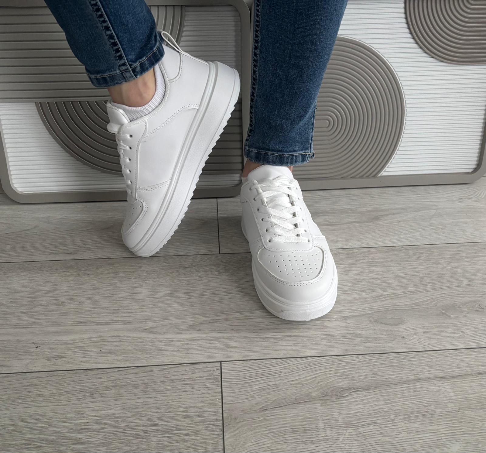 Basket Cœur blanc/argenté