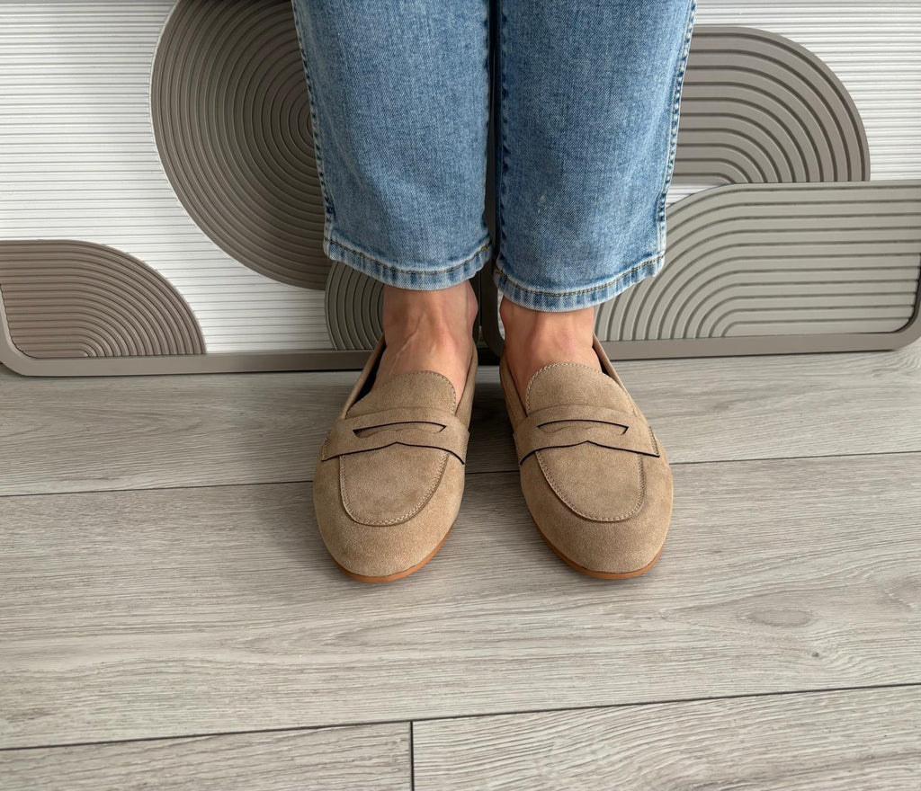 Mocassins Élise beige