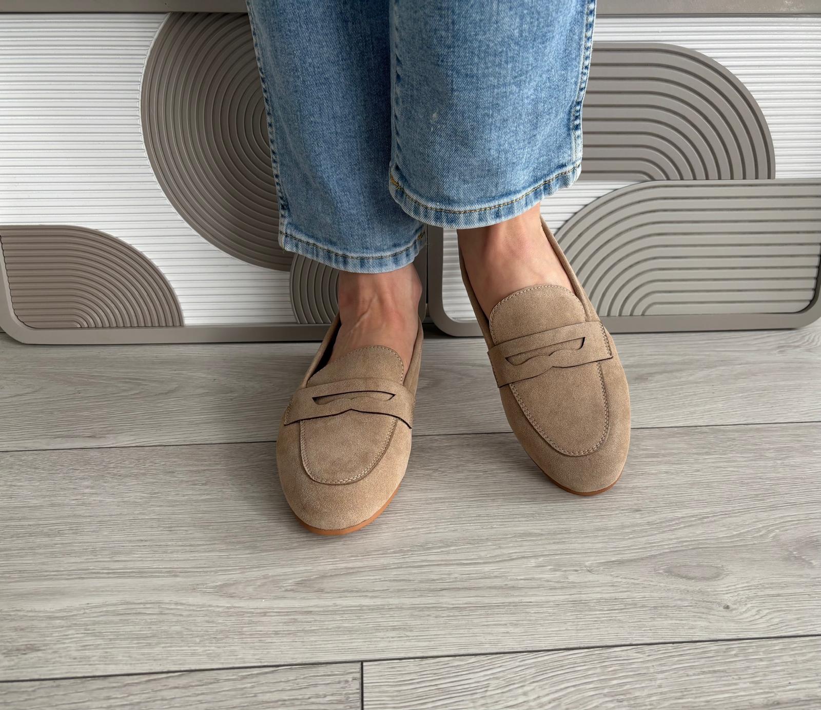 Mocassins Élise beige