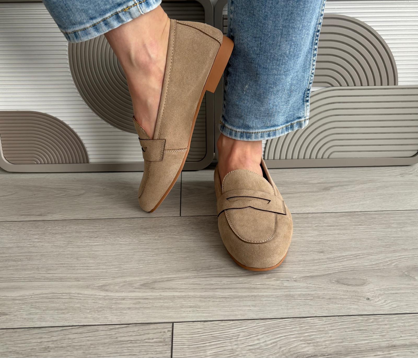 Mocassins Élise beige