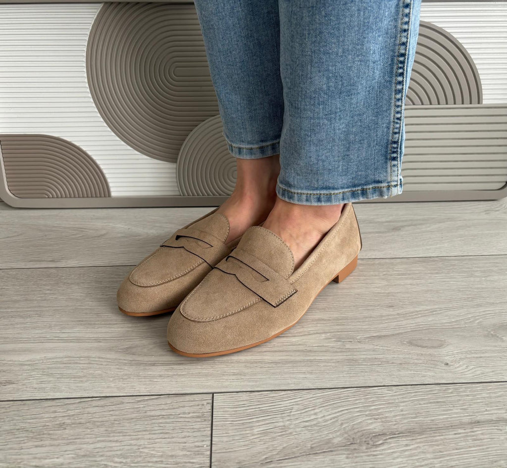 Mocassins Élise beige