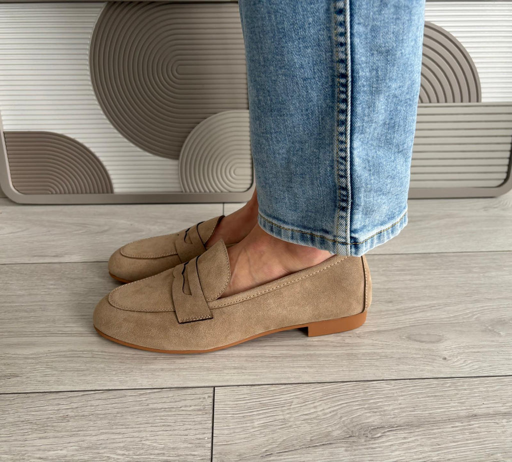 Mocassins Élise beige
