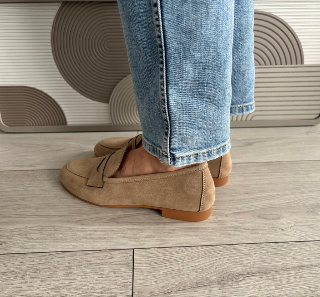 Mocassins Élise beige
