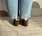 Mocassins Nina vert foncé