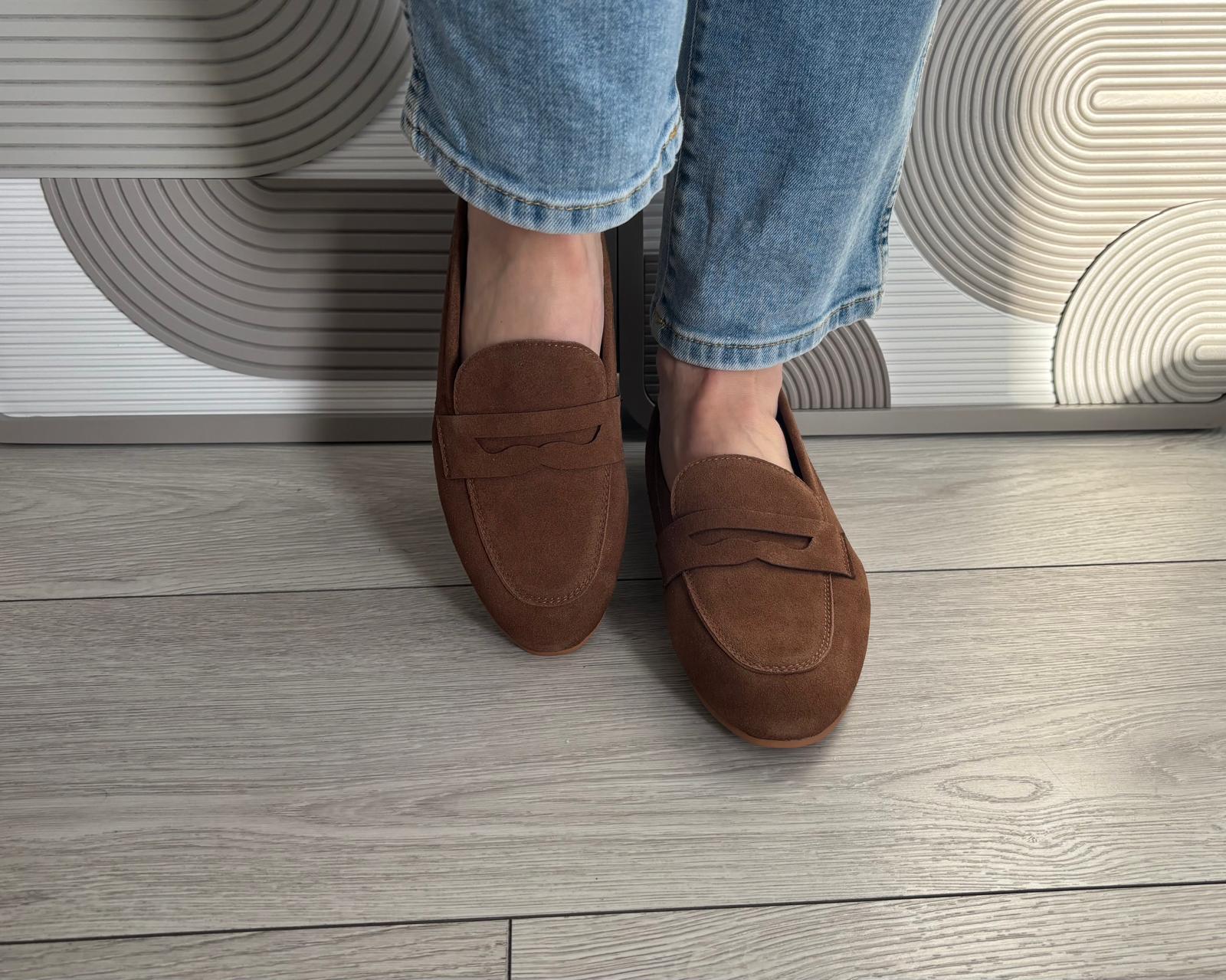 Mocassins Élise camel