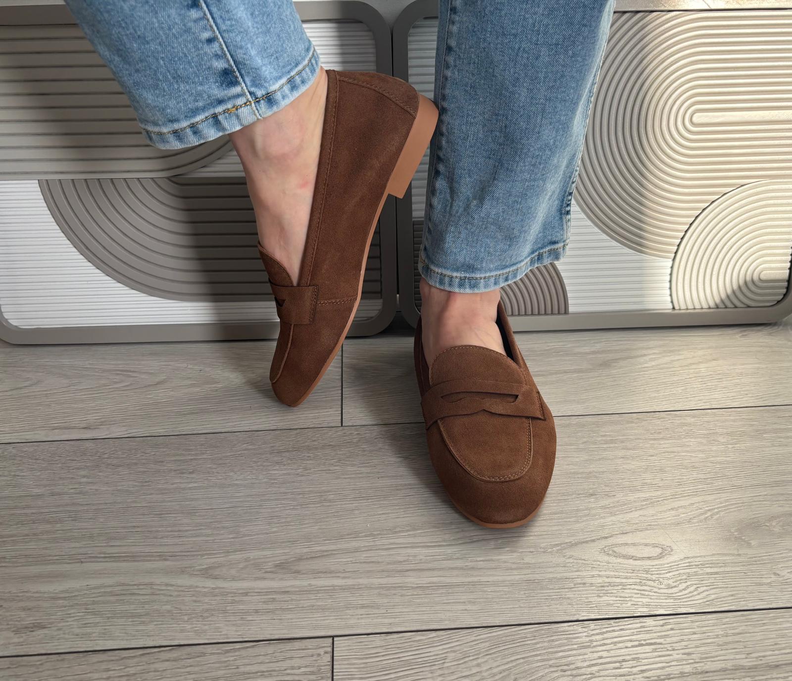 Mocassins Élise camel