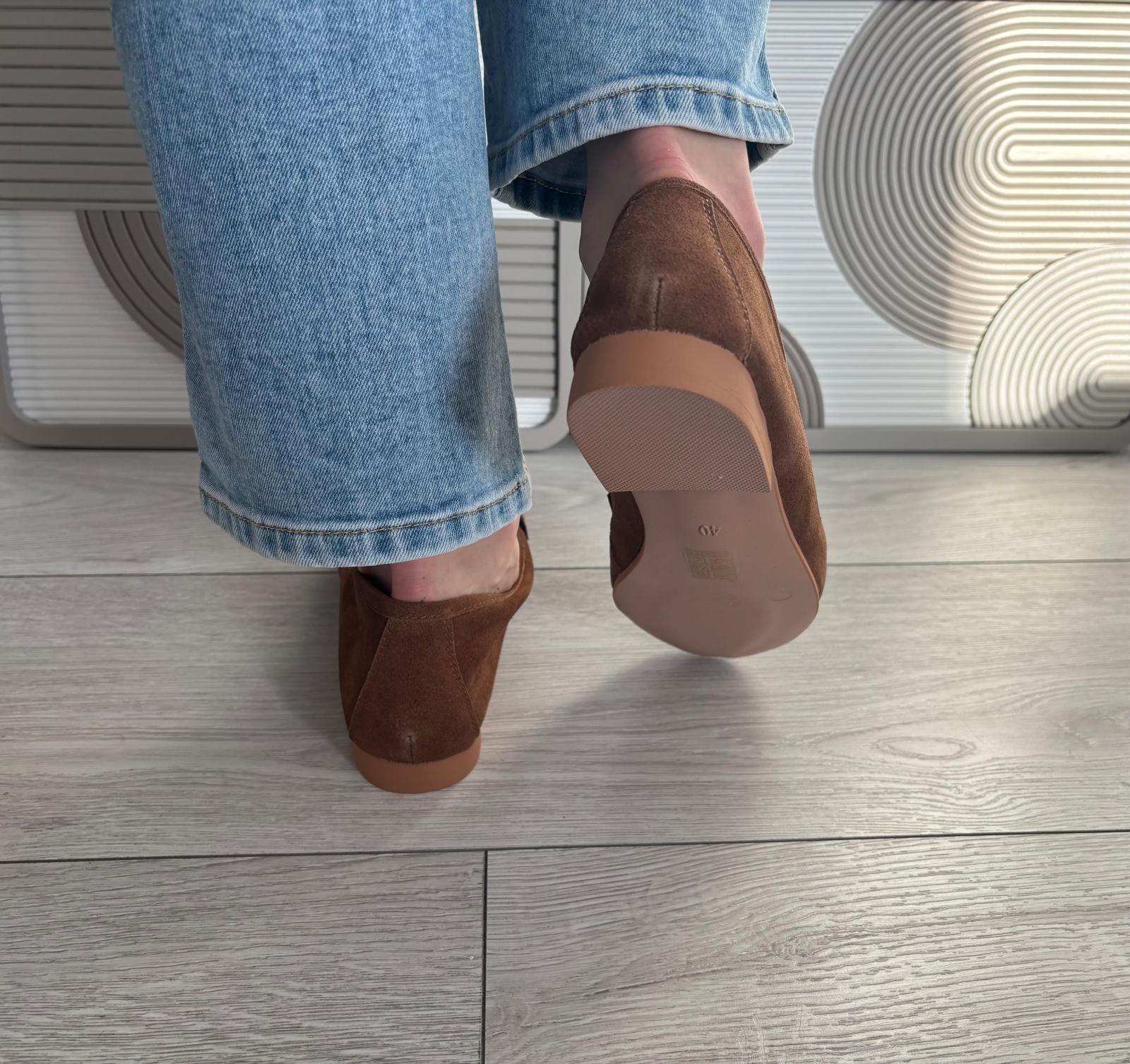 Mocassins Élise camel