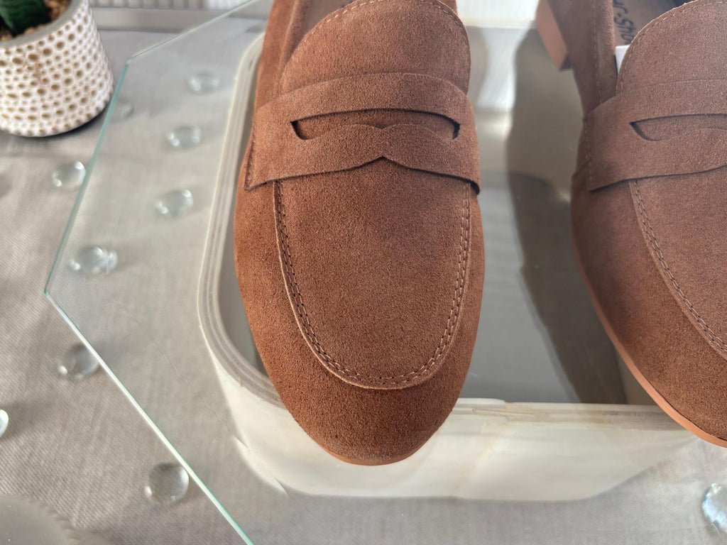 Mocassins Élise camel