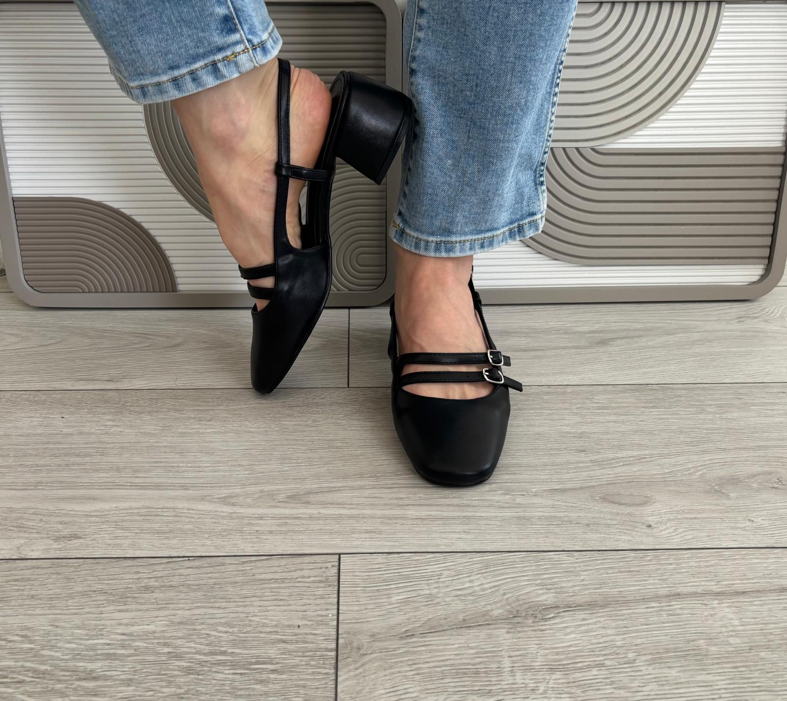 Slingback doubles boucles