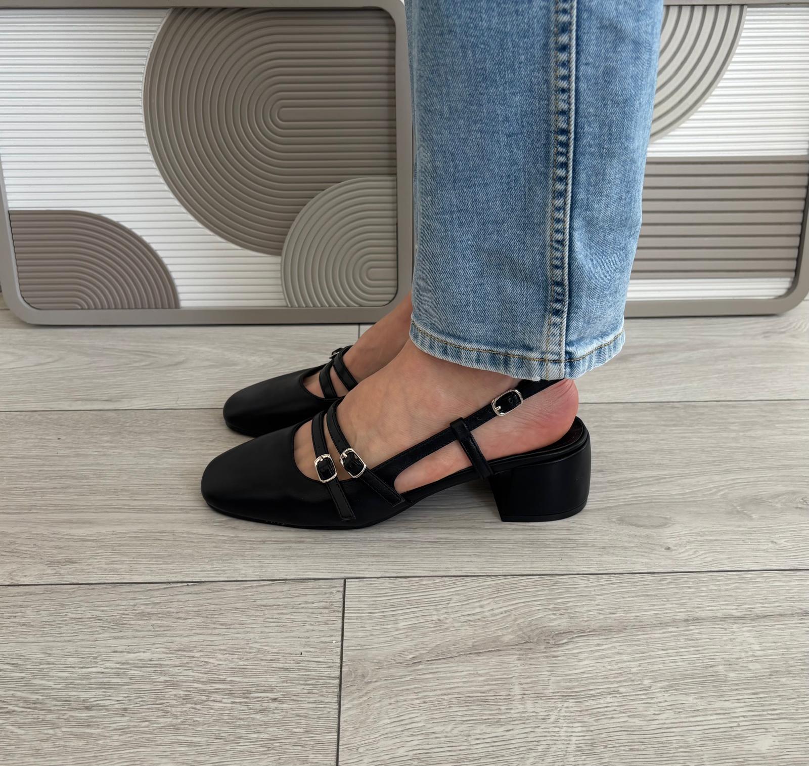 Slingback doubles boucles