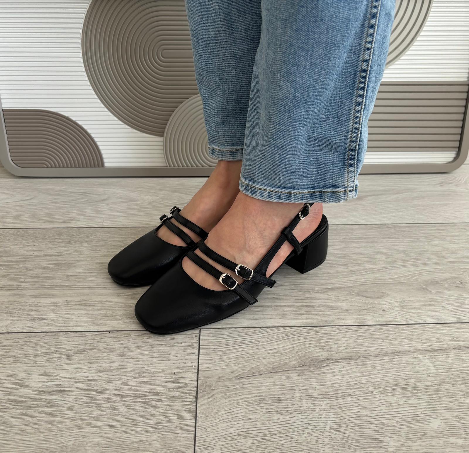 Slingback doubles boucles