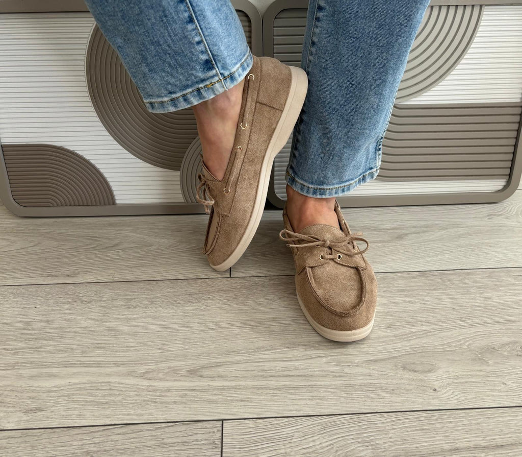 Mocassins Bateau beige
