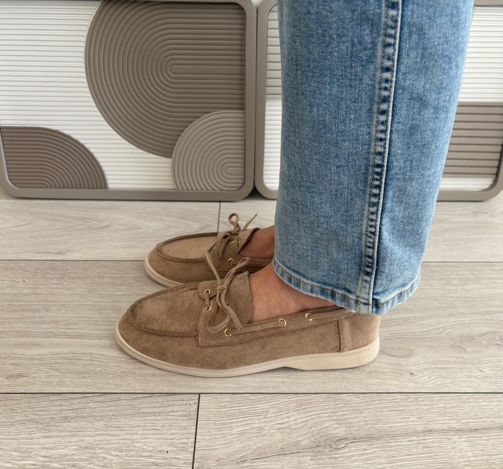 Mocassins Bateau beige