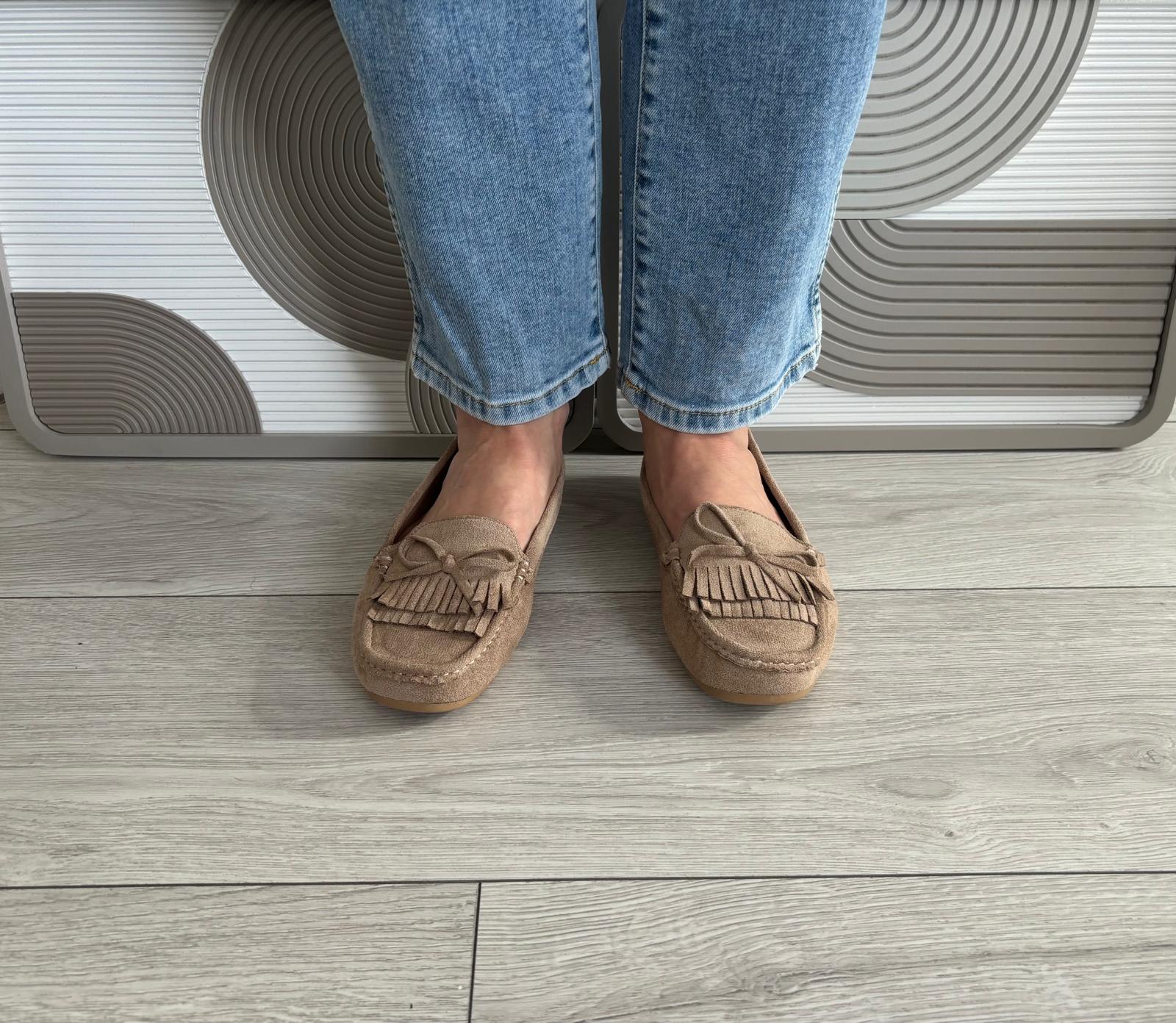Mocassins Nina beige
