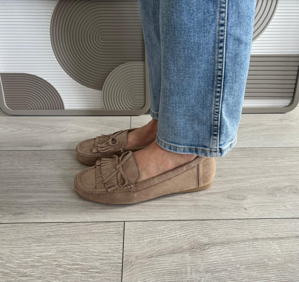 Mocassins Nina beige