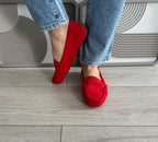 Mocassin Birdy rouge