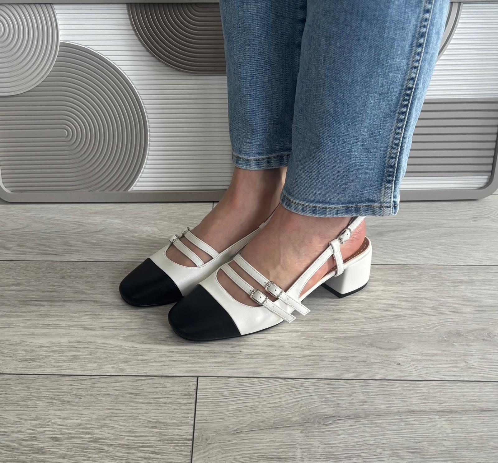 Slingback Édith noir