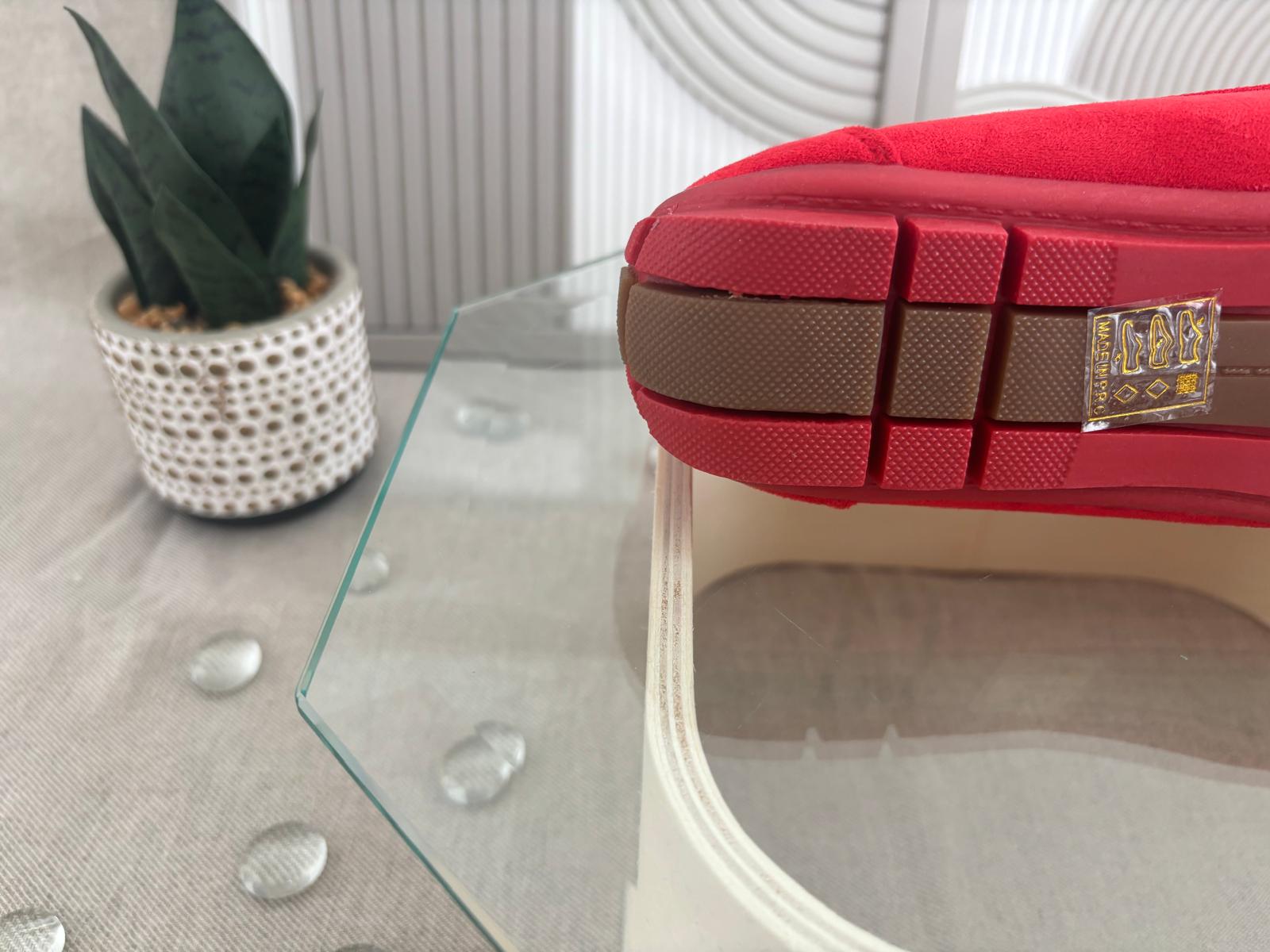 Mocassin Birdy rouge
