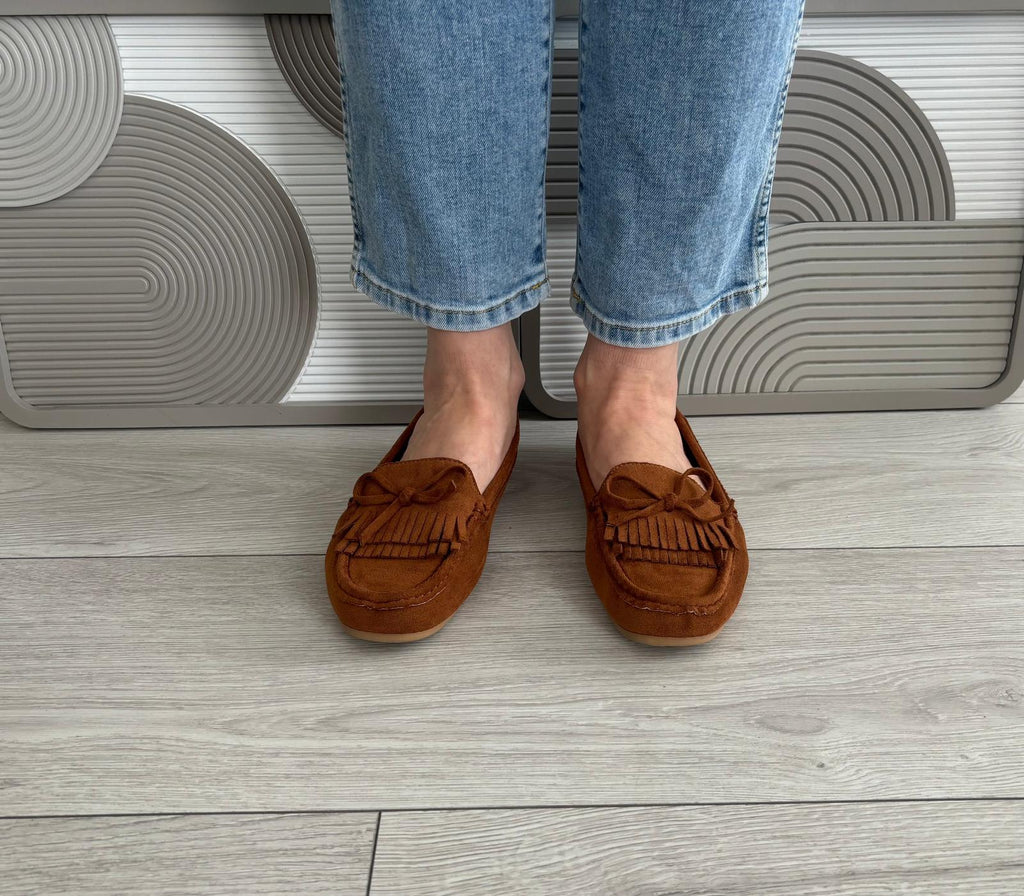 Mocassins Nina camel