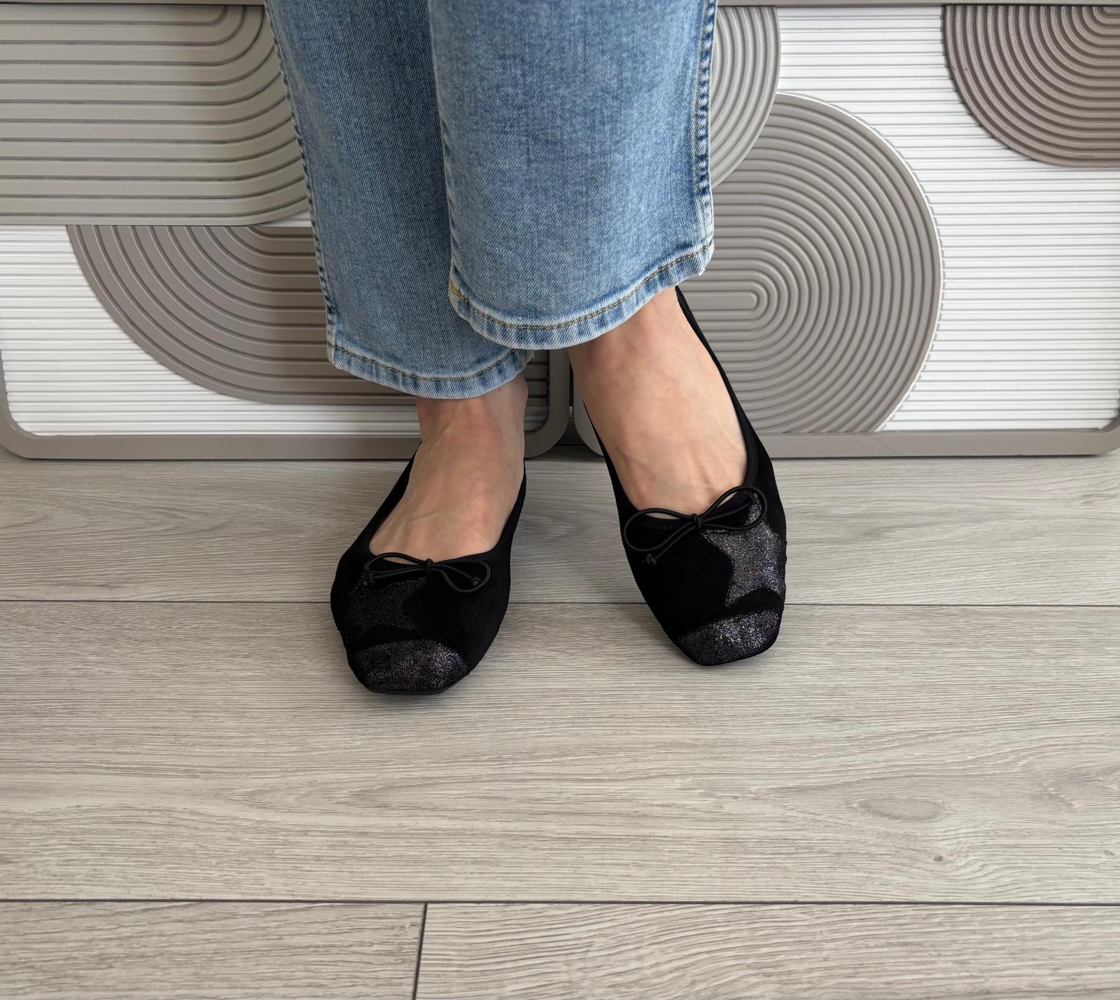 Ballerines Étoile noir