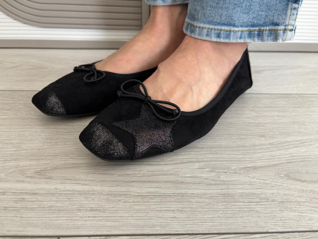 Ballerines Étoile camel