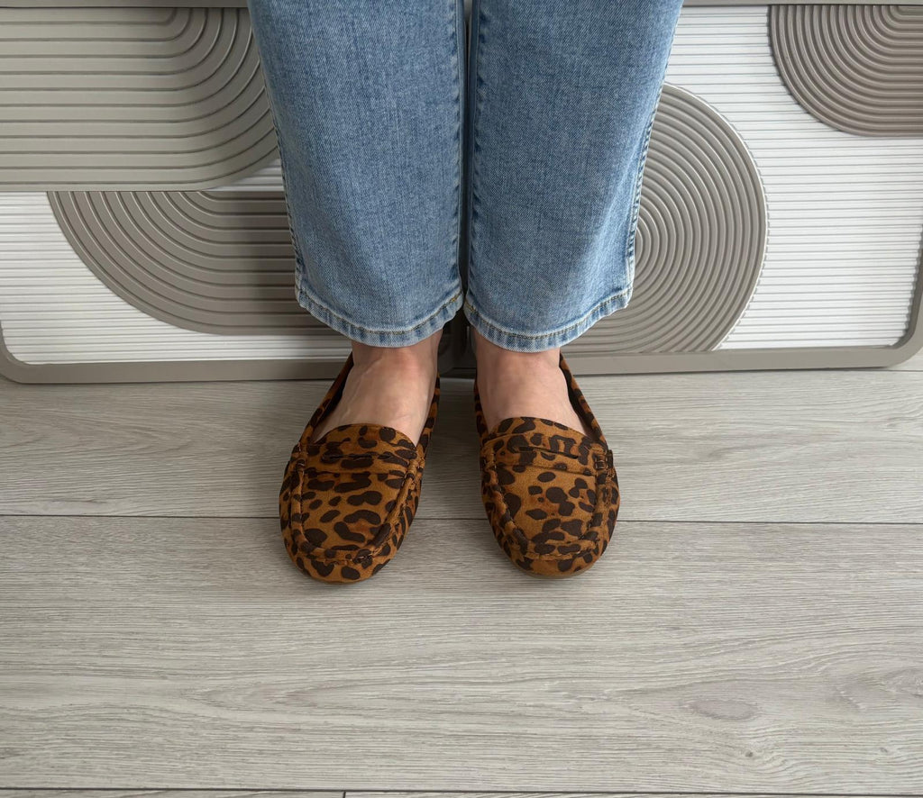 Mocassin Birdy léopard