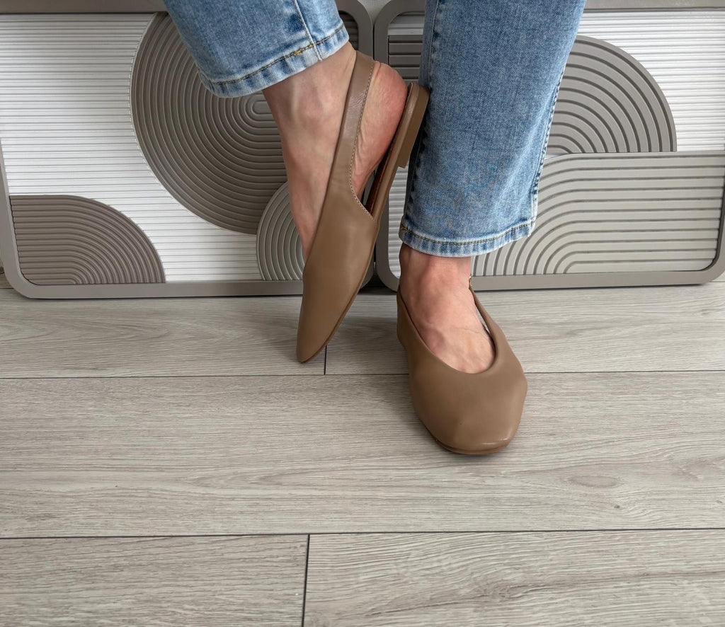Slingback Clara beige