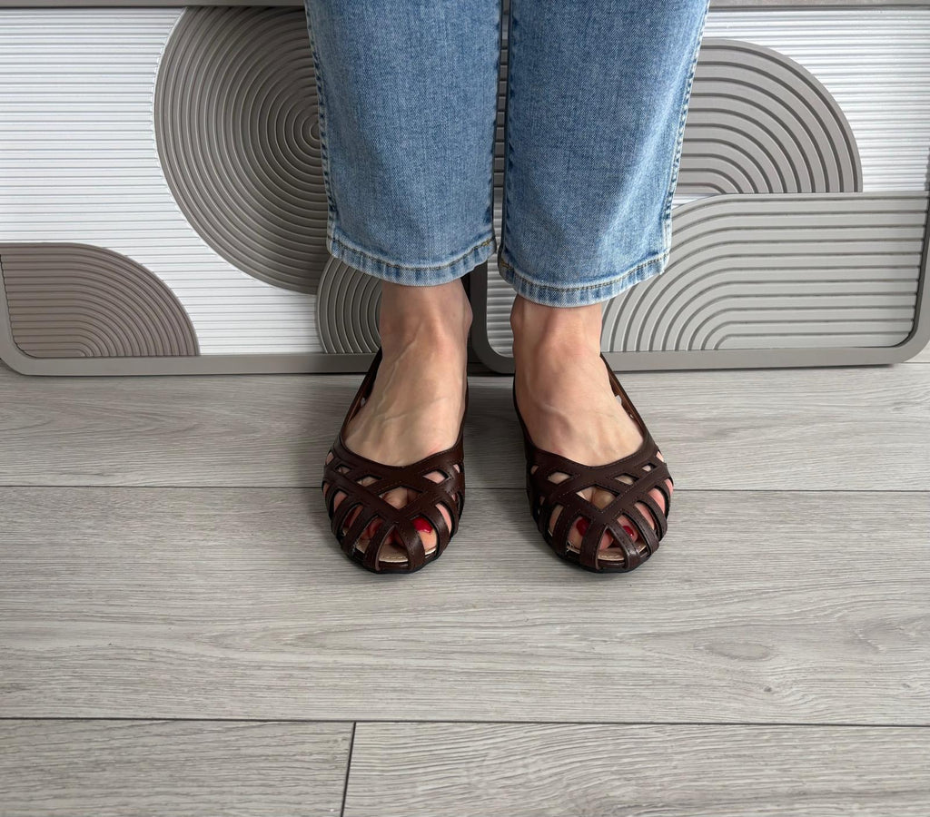 Ballerines ajourées