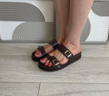 Sandales Olivia Marron Foncé Atelier du style