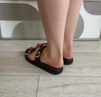 Sandales Olivia Marron Foncé Atelier du style