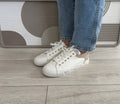 Baskets Stana blanc/doré